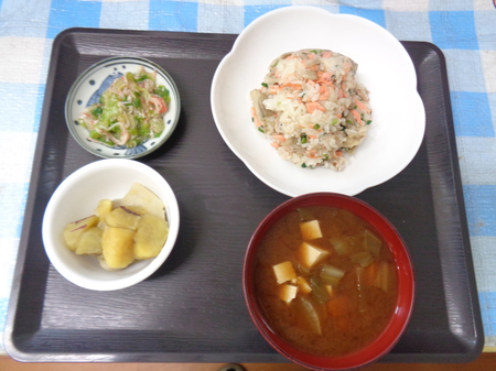 鮭ときのこチャーハン (①.JPG